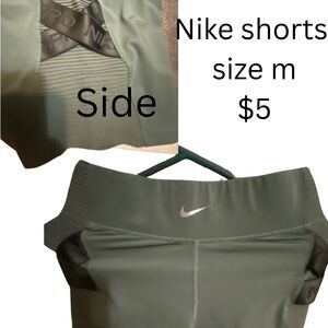 Nike Olive Green Training Shorts